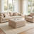 Hartwell 33.86'' Wide Square Upholstered Ottoman-2002932839