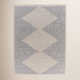 Calliah Striped Polypropylene Area Rug in Blue/Cream
