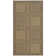 Tapis d'intérieur / extérieur à motif géométrique brun / naturel Dirks