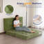 Tri-Fold Velours côtelé 6 po-276267232-275583034