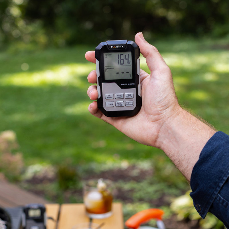 Maverick Long Range Wireless Remote Cooking Thermometer, Dual Probe
