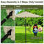 215cm Beach Parasol