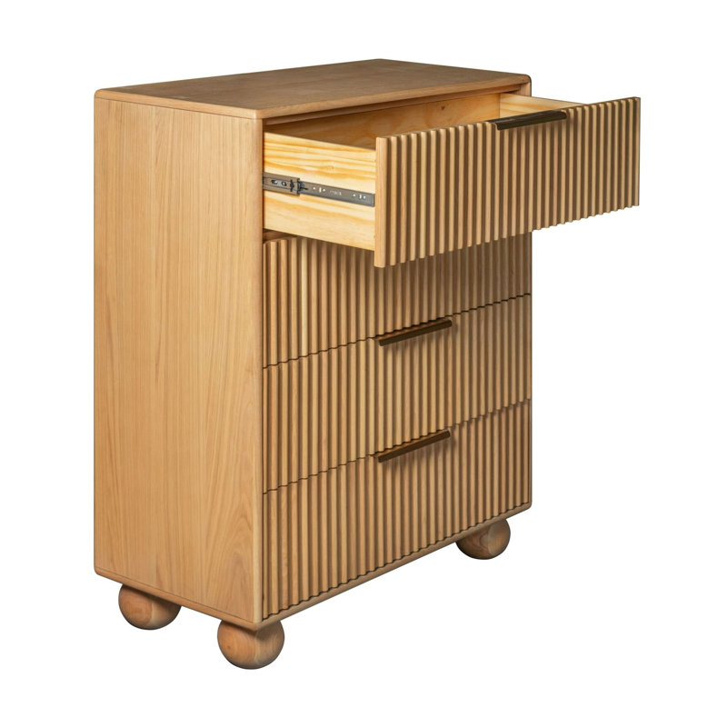 Camila 4 Drawer Wood Chest