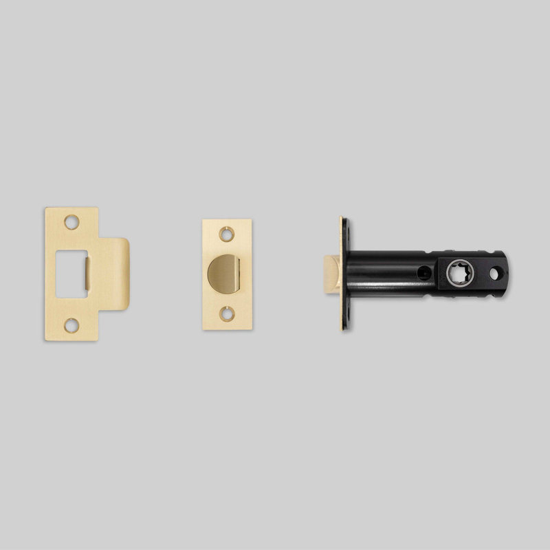 Shutter / Door Accessory, Brass/Black, 2.75" H x 1" W x 2.75" D