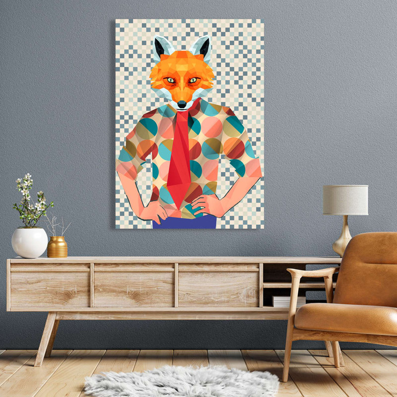 Fashion Animal by Matt Spencer - Wrapped Canvas Print, 100cm H x 70cm W x 4cm D