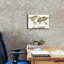 «World Map Gold Leaf» par Chris Paschke, estampe numérique sur toile-735375575