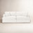 Lucia 92.5'' Slipcovered Sleeper Sofa-643122805