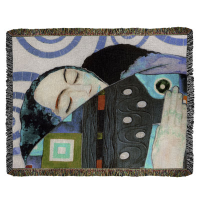 Jeté en coton gustav klimt,