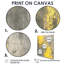 Vibrantechoes en jaune et gris - impression d'art abstrait mural-316342894-316342890