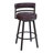 Deherrera Modern Swivel Counter or Bar Stool with Open Low Back and Footrest in Metal and Faux Leather-1994148971-2007104312-2007104318