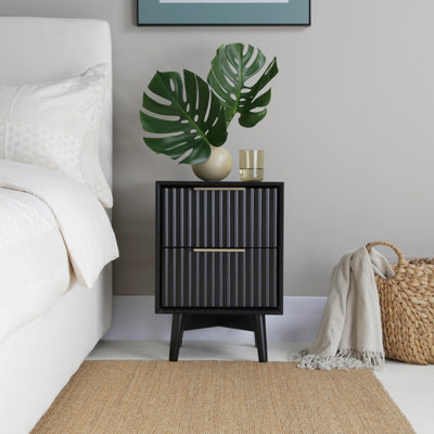 38cm W Manufactured Wood Bedside Table