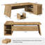 78'' W Manufactured Wood and Metal L-Shaped Executive Desk-357708523
