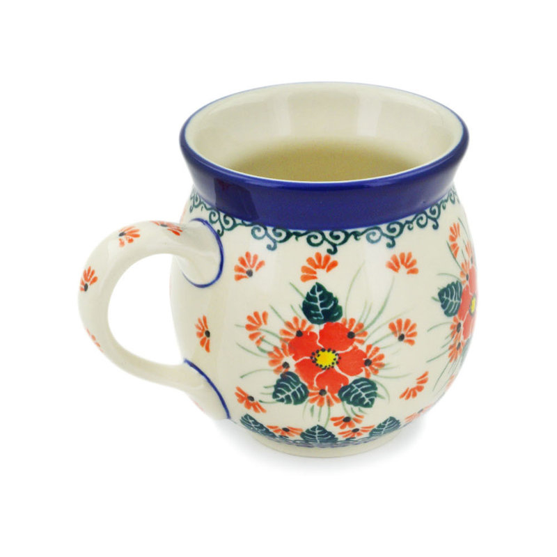 Handmade Stoneware Porcelain Coffee Mug Teacup and Saucer