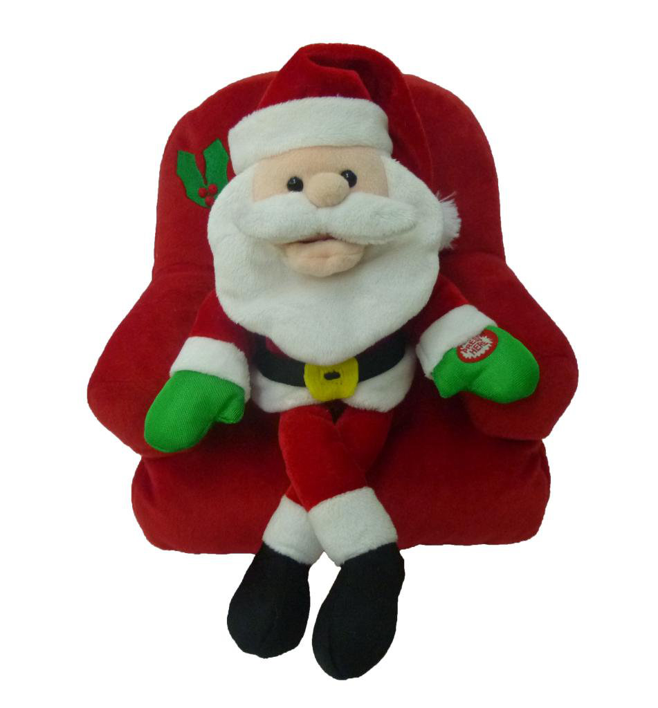 Singing santa hot sale toy