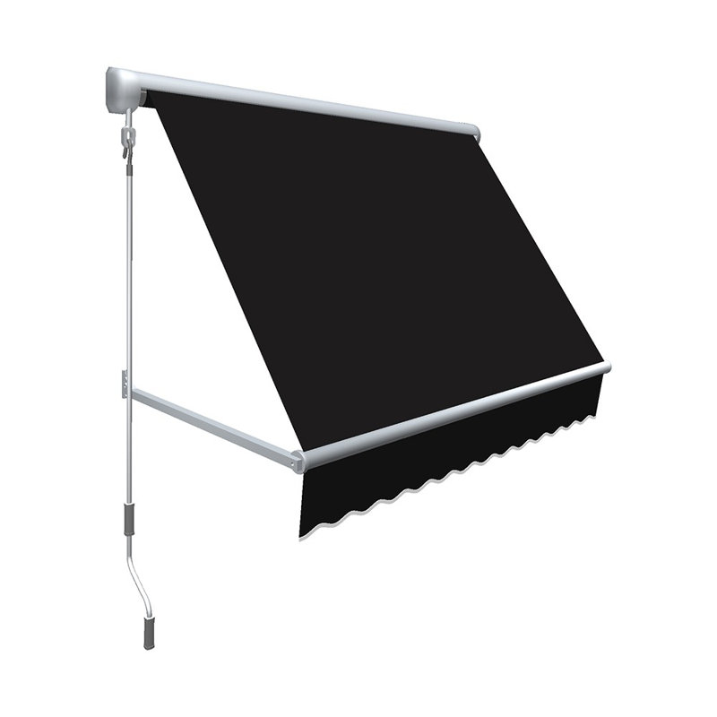 Awntech Mesa Window Retractable Awning, Black, 24" H x 72" W x 24" D