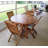 Clarisse Round Teak Extendable Outdoor Dining Table With Umbrella Hole , 47'' in. W 47'' in. D