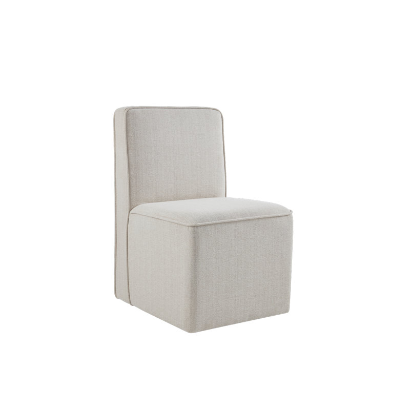 Chaise de salle à manger avec roulettes