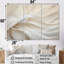 «White Silk Fabric River», ensemble d'art mural sur toile tendance-107761500-107761499