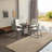 Modern 35.4" Round Wood Top Dining Table Set For 4, Velvet Upholstered Chairs-538204965