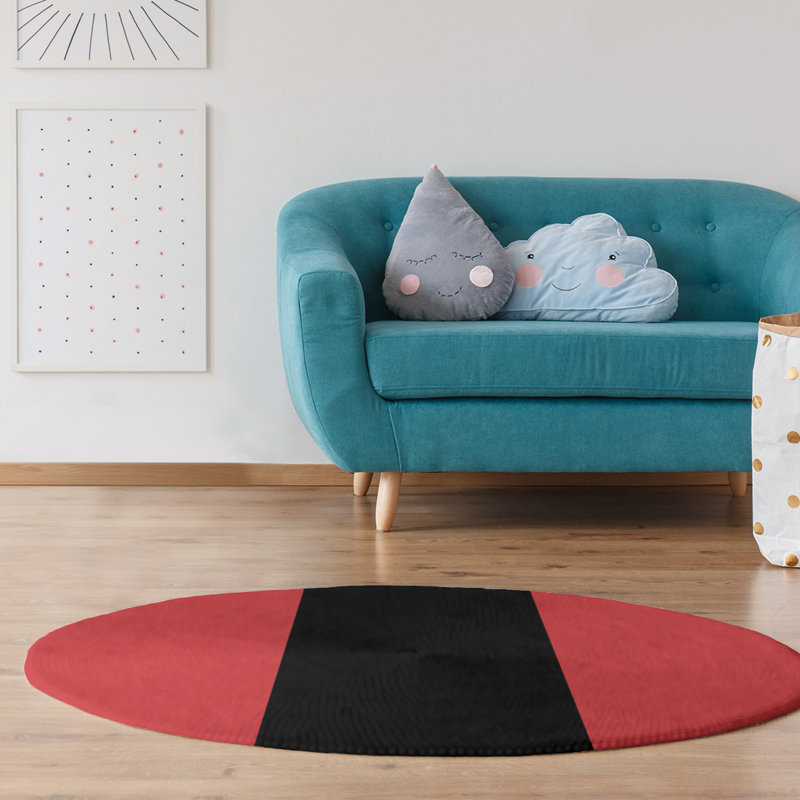 Tapis de zone rouge/noir, Rectangle 9 pi x 12 pi