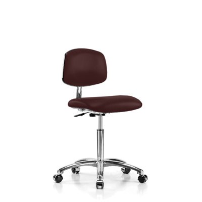 Perch Cleanroom Vinyl Chair | Medium Bench Height 20-27"