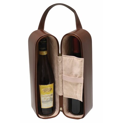 Preferred Nation The Vineyard 2 Bottles Wine Carrier & Reviews | Wayfair