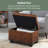 Frontenac 24" Wide Tufted Rectangle Storage Ottoman-201463481