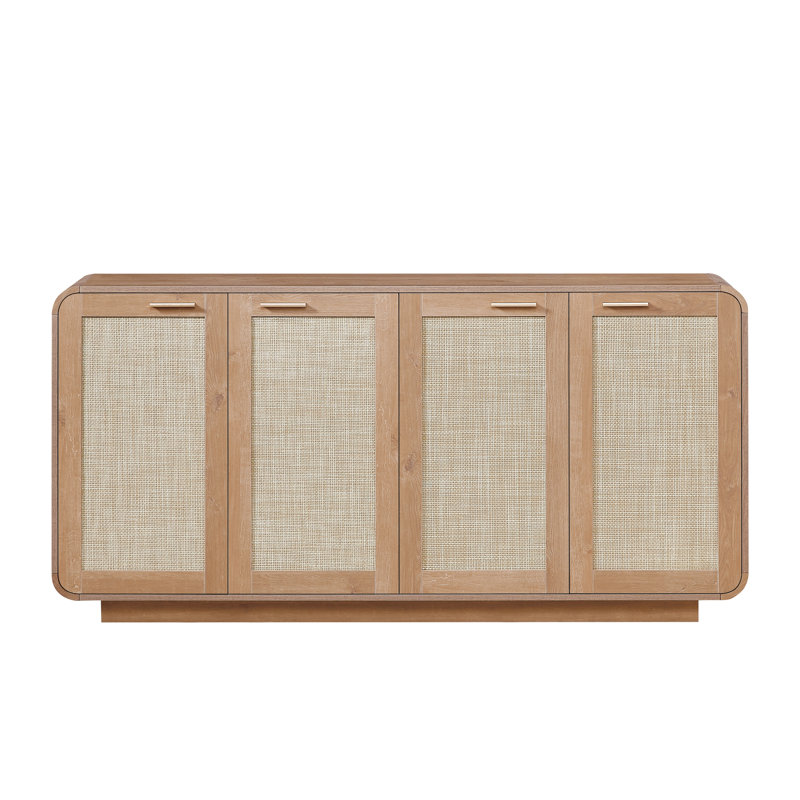 Buffet de rangement en rotin