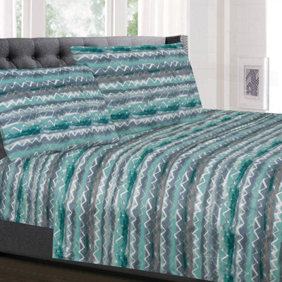 Summerset Microfiber Striped Sheet Set