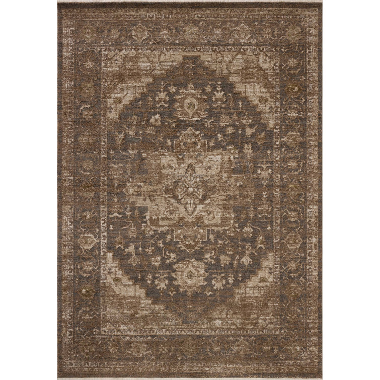Loloi Haywood Charcoal / Mocha Area Rug
