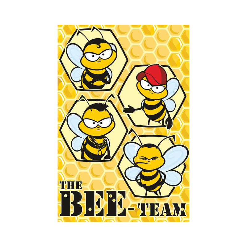 The Bee Team by James Lee - Wrapped Canvas Gallery-Wrapped Canvas Giclée, 30.48cm H x 20.32cm W
