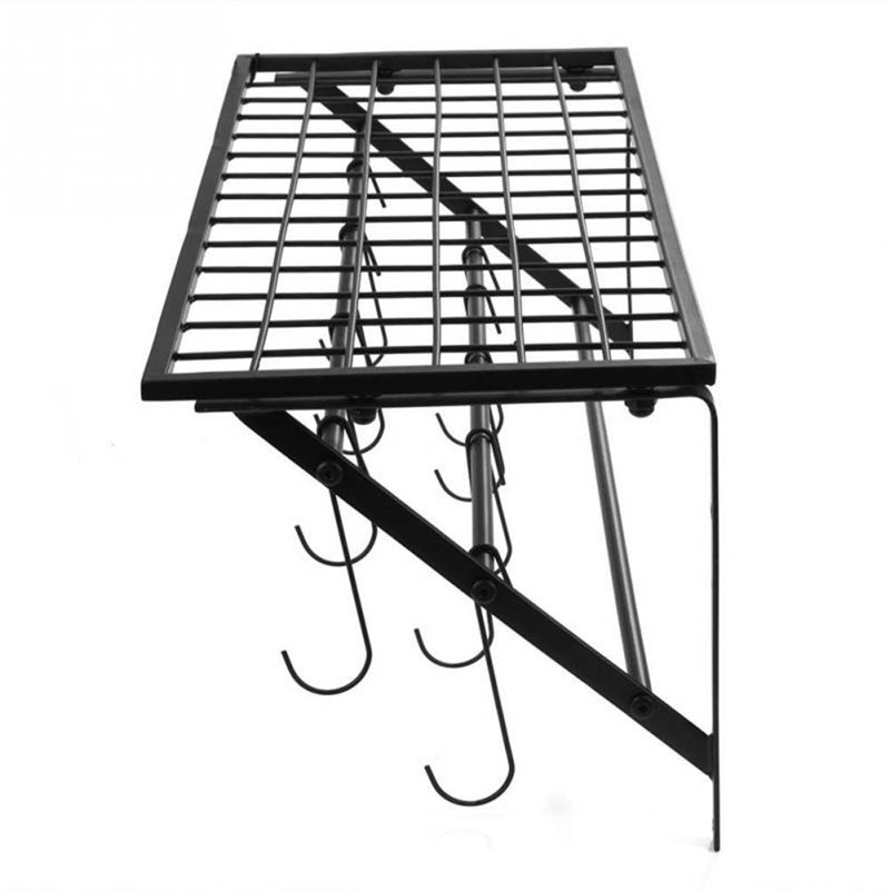 Metal Rectangle Wall Mounted Pot Rack