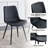 Upholstered Dining Chair with Carbon Steel Legs (Set of 6)-124568715-124568717
