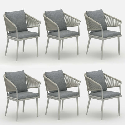 Patio Dining Armchair with Cushion