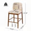 Tabouret de comptoir rembourré en bois-161700672