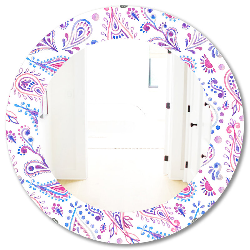 Miroir mural Paisley, H 31,5 po x l po