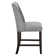 Antoiniece Upholstered Counter Side Chair in Gray