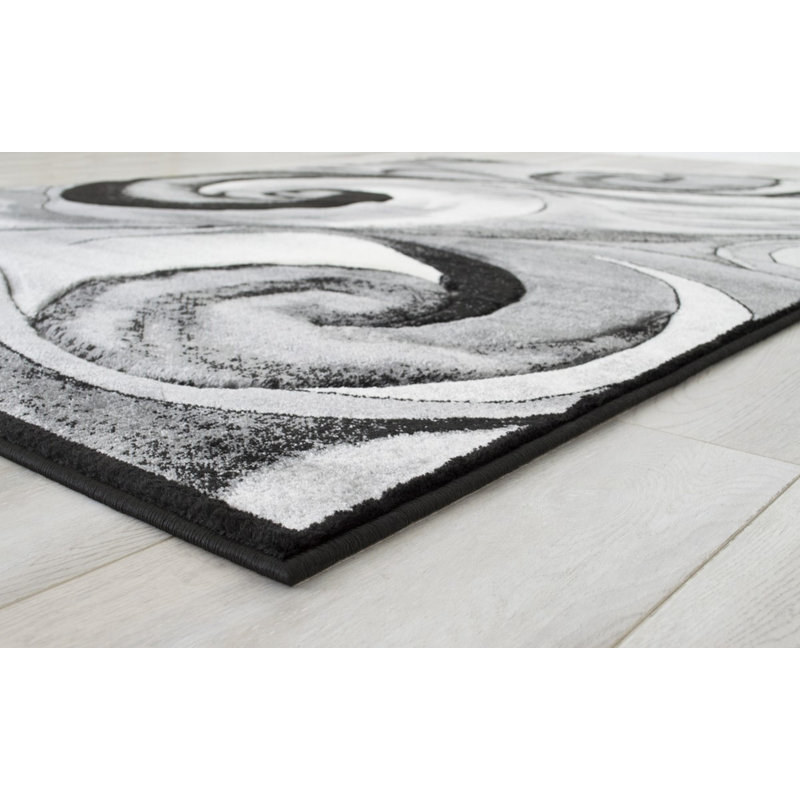 Tapis brun / ivoire Alianna, Rectangle 7 pi 5 po x 10 pi 5 po