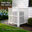 Panneaux de clôture d'intimité pour l'extérieur H 45 po x l 36 po (2 panneaux), housse de climatiseur multi-usage, moustiquaire, diviseur de jardin et d'animal de compagnie