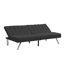 Structure en bois, pieds en acier inoxydable, canapé-lit futon-210278378