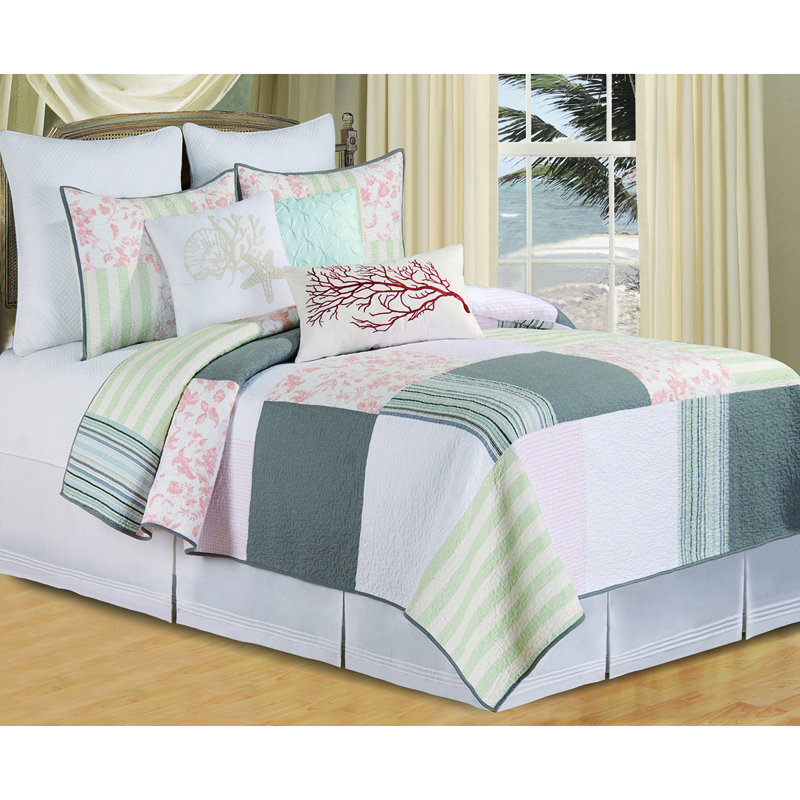 Atlantic Cotton Reversible Quilt