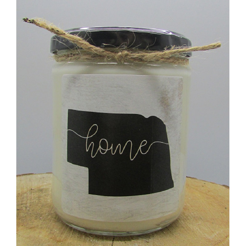 White Cotton And Bergamot Scented Jar Candle