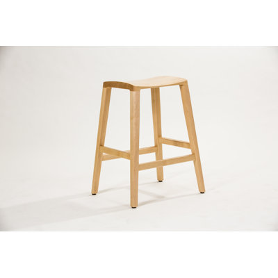 Tabouret en bois massif de 30 po
