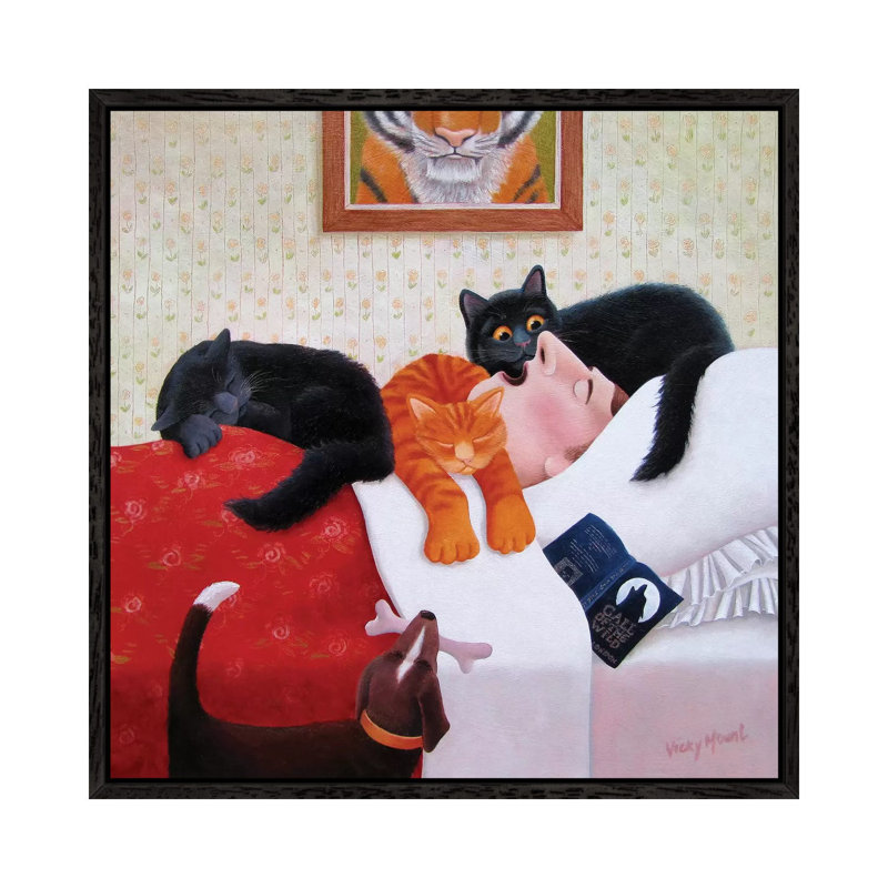 Call of the Wild 1 Piece Painting on Canvas, 66.04 cm H x 66.04 cm W, Black Framed