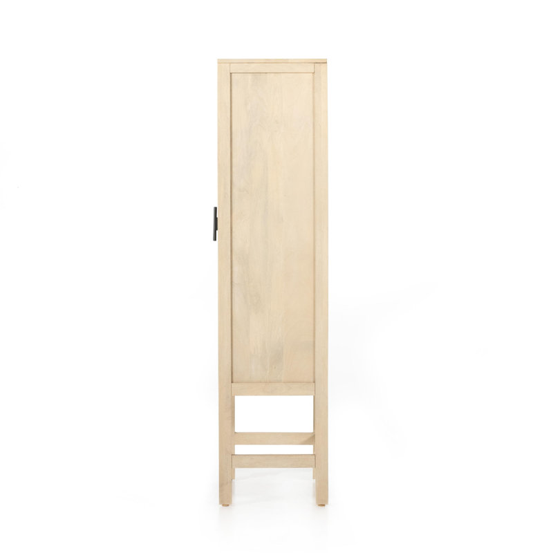 Caprice Solid Wood Accent Cabinet, Natural Mango