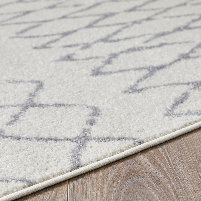Christine Barzenski Cream Area Rug, Rectangle 3'3" x 5'3"