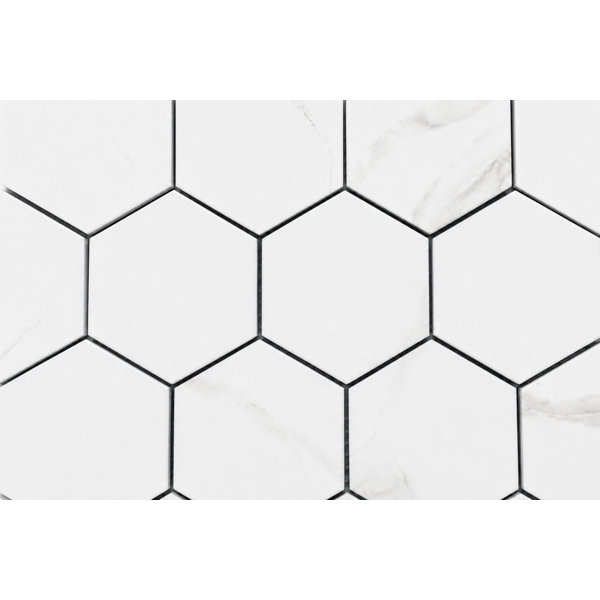 WINSARIO STATVARIO 3" HEXAGON PORCELAIN MOSAIC