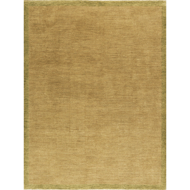 Hand Knotted Wool Indoor Rug, Rectangle 9' x 12'