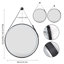 Adwaith Metal Flat Wall Mirror-2075971118-2075971116