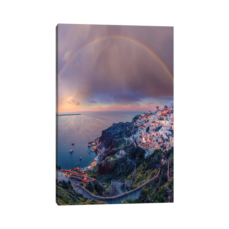 Greece Dreams by Brent Shavnore - Wrapped Canvas Gallery-Wrapped Canvas Giclée, 66.04 cm H x 45.72 cm W x 1.91 cm D
